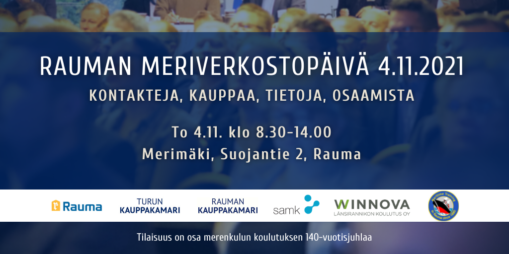 Read more about the article Meriverkostopäivä/ Merimessut to 4.11.2021